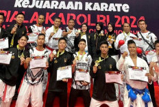 Tim Karate Polda Sumsel Raih 12 Emas di Kapolri Cup 2024!