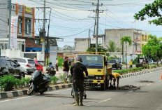 Jelang Arus Mudik, Jalan Sudirman Diperbaiki 