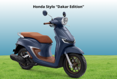 Honda Stylo “Dakar Edition” Tampil Beda, Skutik Retro Bernuansa Rally Siap Curi Perhatian