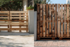 5 Inspirasi Pagar Rumah dari Kayu Palet Bekas, Murah tapi Tetap Estetik