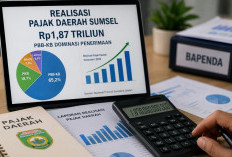 Pajak Daerah Sumsel Tembus Rp1,87 Triliun, Bapenda Optimistis Target 2026 Tercapai
