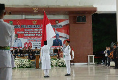 Akhirnya sebanyak 30 Capaskibraka Kota Prabumulih dikukuhkan