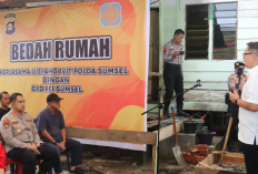 Program Sosial Polda Sumsel: Renovasi Rumah Warga Dwikora Palembang