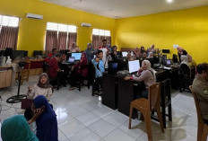 Ini aktivitas guru SMA 7 Prabumulih jelang pembagian raport