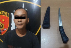 Razia Malam, Kedapatan Bawa Sajam: 1 Orang Diamankan Polisi Prabumulih di Kafe