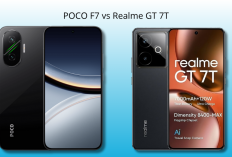 POCO F7 vs Realme GT 7T: Duel Smartphone Rp 5-6 Jutaan dengan Spesifikasi Flagship!
