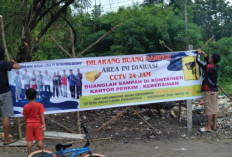 Geram Jalan Jadi TPS, Warga Griya Sriwijaya Kartini Prabumulih Pasang CCTV: Yang Buang Sampah Viral! 