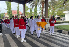 Ini Petugas Pengibaran Bendera HUT RI ke-80 di Prabumulih