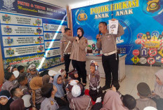 Polisi Sahabat Anak, Satlantas Prabumulih Tanamkan Budaya Tertib Lalu Lintas Sejak Usia Dini