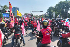 Ribuan Buruh Sumsel Sampaikan Tuntutan Dihari Buruh