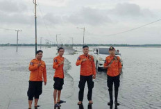 Akses Tanjung Senai Terendam dengan Ketinggian 35 Cm, Dinas PUPR Ogan Ilir Segera Pasang Rambu-Rambu