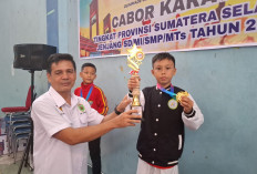 Sukses Regenerasi, Gerald Lanjutkan Warisan Emas Karate SDIT Al Malik di O2SN Tingkat Nasional