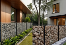 5 Inspirasi Pagar Gabion yang Estetik dan Fungsional untuk Rumah Modern