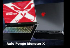 Axioo Pongo Monster X, Laptop Gaming Tangguh dengan Teknologi AI dan Layar 240Hz