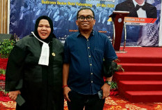 Eks Presidium FORHATI Palembang Hibza Meiridha Badar Dikukuhkan Jadi Advokat PERADI