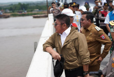 Tinjau Infrastruktur, Herman Deru Pastikan Tol Kapal Betung Dukung Kelancaran Mudik