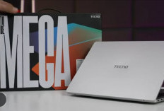 Tecno Megabook T1; Performa Hebat, dan Daya Tahan Baterai Luar Biasa!