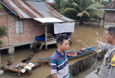 Banjir Lubuk Keliat: 50 Rumah Terendam, Pemerintah dan Polisi Bergerak Cepat Tanggapi Situasi