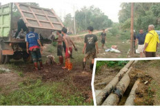 Pipa Pertamina di Sukajadi Bocor