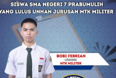 Sempat Tidak Ada Kabar Dua Tahun Terakhir, Alumni SMAN 7 Prabumulih Beri Kejutan Lulus Unhan