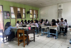 Siswa SMK Negeri 2 Prabumulih Tetap Semangat Ujian,Meski Sedang Berpuasa 