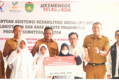Puluhan Lansia dan Anak Yatim di Prabumulih Terima Bantuan ATENSI