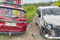 Tabrakan Tiga Kendaraan di Jalinsum Muara Enim, Diduga Akibat Human Error