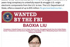 FBI Buru Warga China yang Diduga Selundupkan Teknologi Militer AS ke Iran