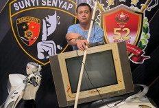 Curi Uang IRT Senilai Rp19 Juta, Warga Wonosari Beli TV Tabung Berujung Tebuang 
