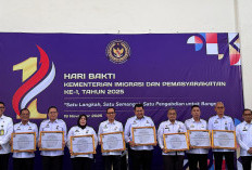 Lapas Tanjung Raja Raih Penghargaan Prestisius di Hari Bakti Kemenimipas 2025