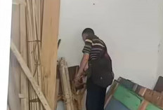 Viral Pencurian di PTM I Prabumulih, Dua Mesin Jahit dan Pintu Kios Raib