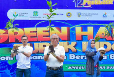 Pusri Palembang Wujudkan Green Harmony, Tanam 1.250 Pohon