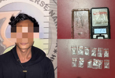 Satresnarkoba Prabumulih Tangkap Kurir Sabu di Jalan Sinta, 12 Paket Diamankan