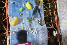 Pererat Silaturahmi Mapala UIN Raden Fatah Gelar Latihan Rock Climbing Bersama Himpala Bahtera Buana