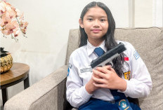 Tembakan Pistol Lala dari SMPN 1 Prabumulih Pecahkan Kesunyian Panitia Lomba Gerak Jalan