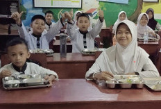 SPPG Bambu Kuning Disambut Antusias Siswa SDN 39 Prabumulih
