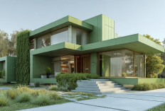 5 Inspirasi Desain Rumah Warna Hijau yang Bikin Hunian Terlihat Sejuk dan Elegan