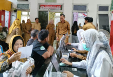 Hari Pertama CKG, Warga Prabumulih Antusias, Pj Wako: Jangan Sungkan Cek Kesehatan di Puskesmas