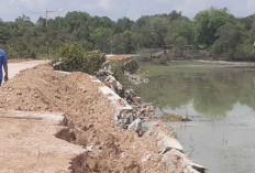 Tembok Penahan Jalan di Tanjung Senai Ogan Ilir Ambruk, Padahal Nilai Proyek Miliaran, Siapa Kontraktornya?