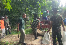 Cegah Banjir dan Penyakit Menular, Kodim 0406/Lubuklinggau Bersihkan DAS Kelingi dan PBS