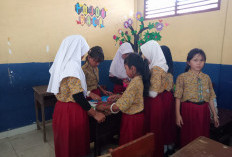 Lomba Gerak Jalan di Prabumulih, Siswa Belajar di Rumah