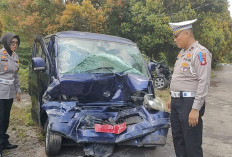 Mobil Plat Merah Asal Pagaralam Seruduk Buntut Innova di Prabumulih; Nasib Sopir Mengenaskan 