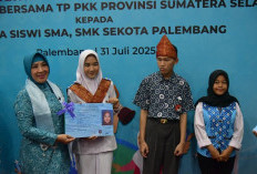Ketua TP PKK Pusat Ingatkan Pelajar Palembang Jauhi Judi Online, Pinjol, dan Narkoba
