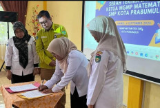 Rusnita Gantikan Mardiana Ketua MGMP Matematika SMP Kota Prabumulih