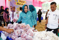 Pasar Murah Diserbu Warga Karya Mulya, Pemkot Prabumulih Komitmen Tekan Inflasi