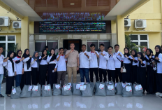 Sambut Ramadan, Polres OKI Berbagi Ratusan Paket Sembako untuk Generasi Muda