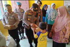 Polsek Cambai Salurkan Makanan Bergizi di SDN 72 Prabumulih 