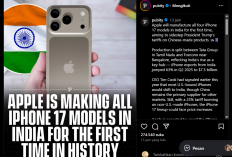 Apple Produksi Seluruh Seri iPhone 17 di India, Termasuk Varian Pro