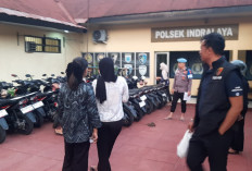 Mapolsek Indralaya Fasilitasi Penitipan Motor Gratis Bagi Pemudik