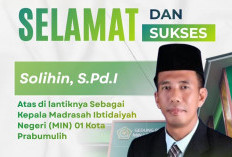 Solihin Kepala MIN 1 Prabumulih Siap Lanjutkan Program Unggulan
